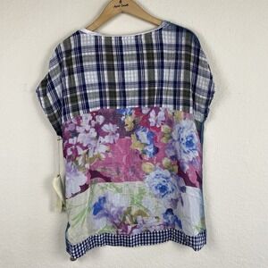 Aratta Silent Journey Gingham Tee - XL